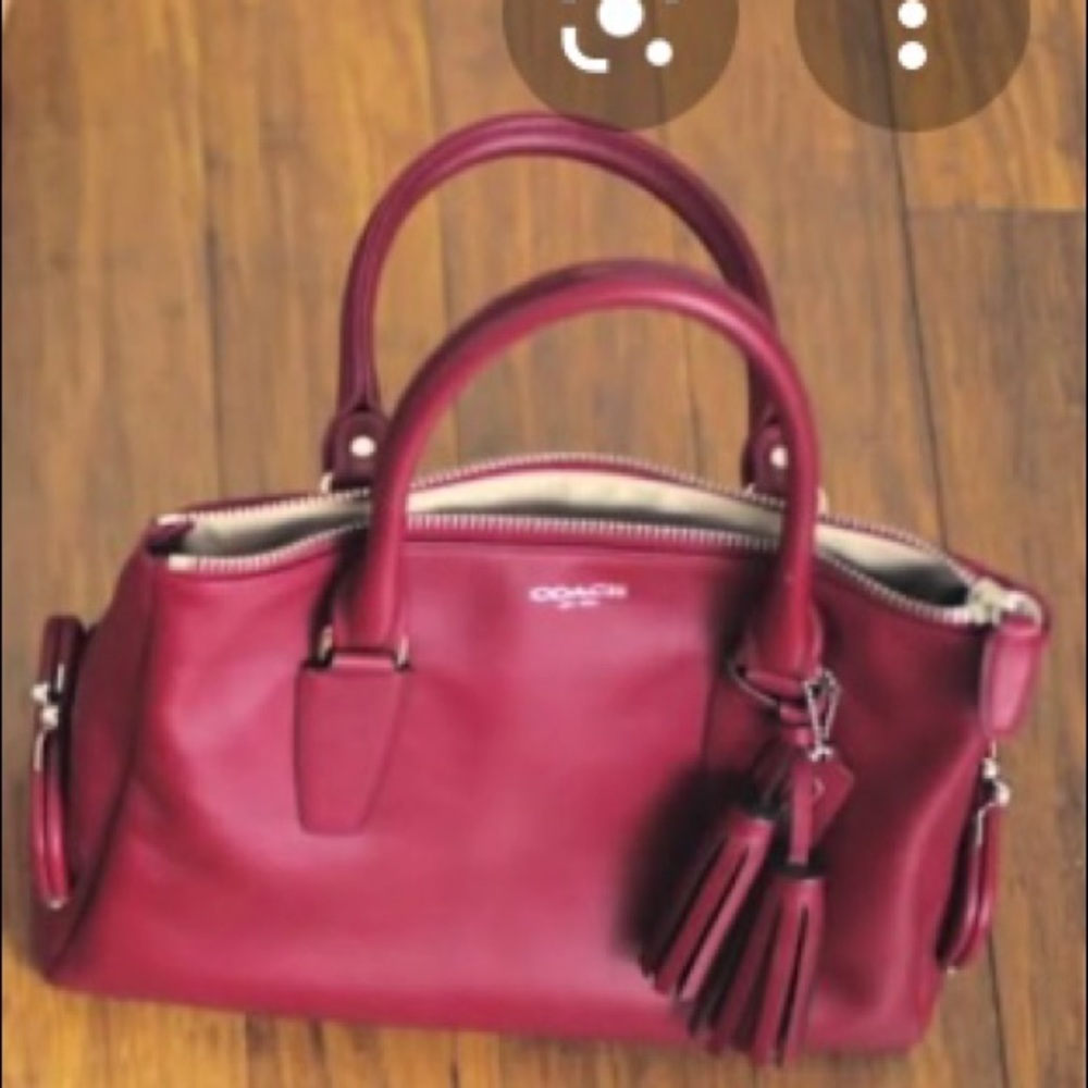 ISO!!!!! Coach legacy too zip satchel black cherry - Picture 3 of 3